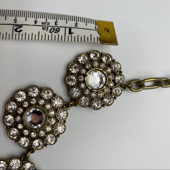 J. Crew Rhinestone statement necklace - Picture 4 of 8